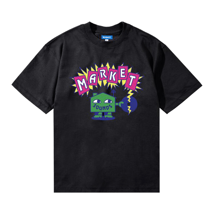 Market Sounds T-Shirt "Jet Black"