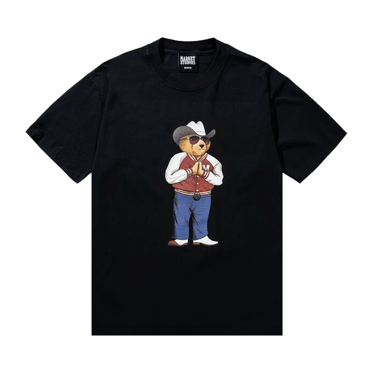 Market Hee-Haw Bear T-Shirt "Black"