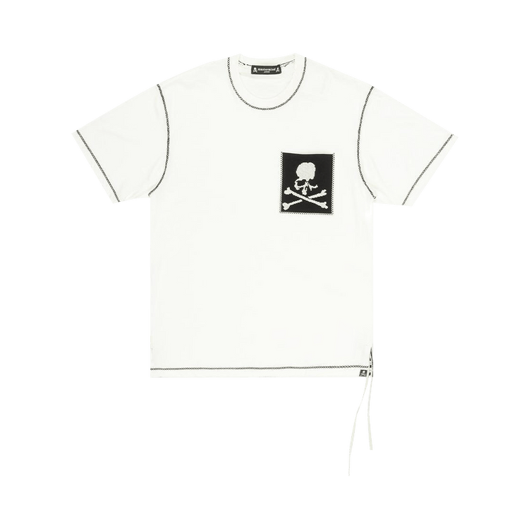 Mastermind Cross-Stitch Tee "White"