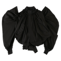 Tao Comme des Garçons Draped Blouse "Black"