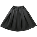 Comme des Garçons Heavy Satin Curve Seam Skirt "Black"