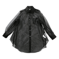 Comme des Garçons Long Length Minimalistic Blouse "Black"