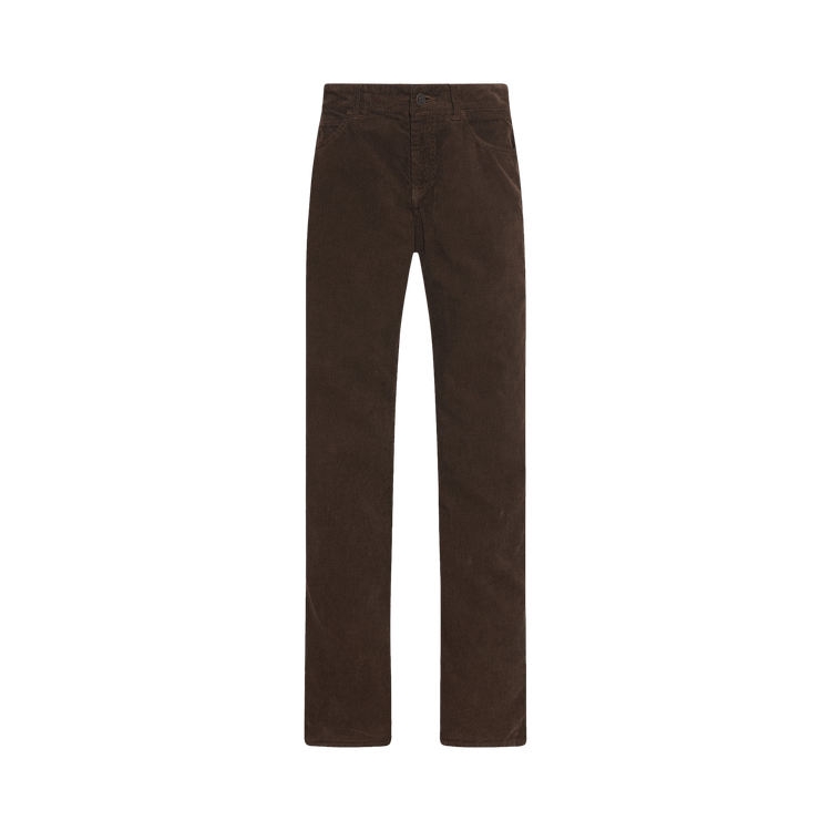 The Row Carlyl Pants "Dak Dark Coffee"