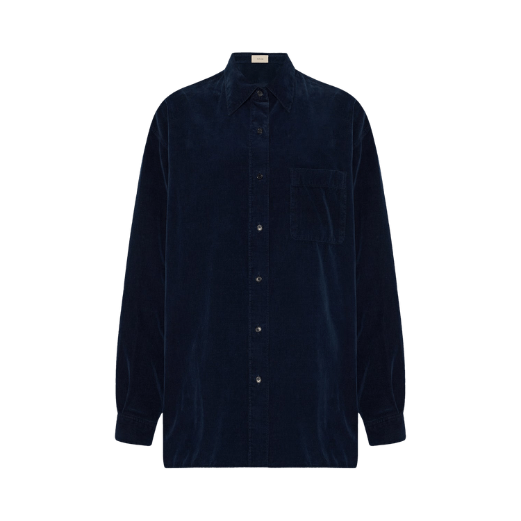 The Row Nesson Shirt "Dark Blue"