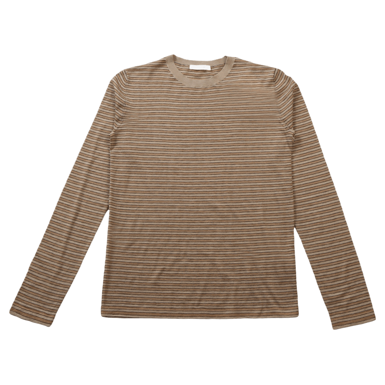 The Row Juhi Top "Beige/Light Beige Stripe"