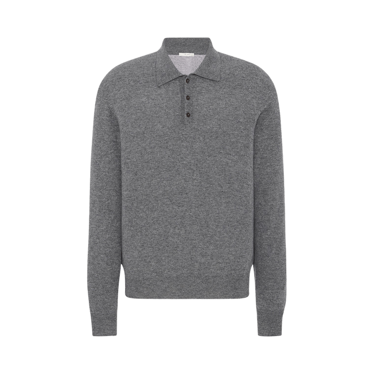 The Row Judi Top "Medium Grey Melange"