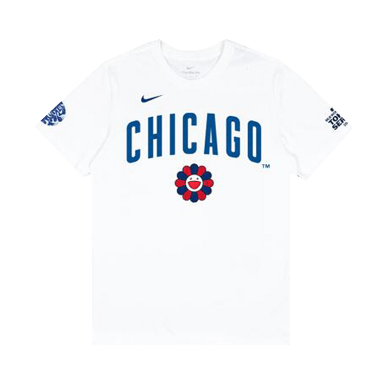 Nike x Takashi Murakami x MLB World Tour Tokyo Series 2025 Cubs Short-Sleeve Tee "White"