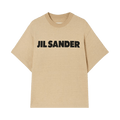 Jil Sander Short-Sleeve Logo Chest Print T-Shirt "Dark Sand"