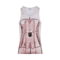 Jean Paul Gaultier Trompe 'Oeil Corset Tank Top 'Dusty Pink/White/Black'