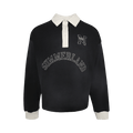 Nahmias Long-Sleeve Polo "Black"