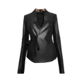 Rick Owens Leather Jacket "Black"
