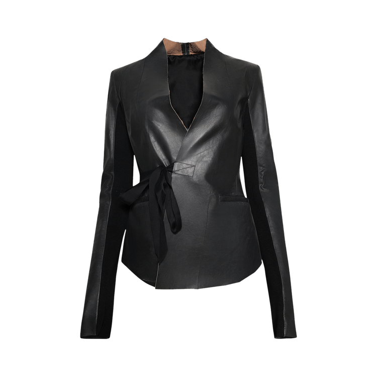 Rick Owens Leather Jacket "Black"