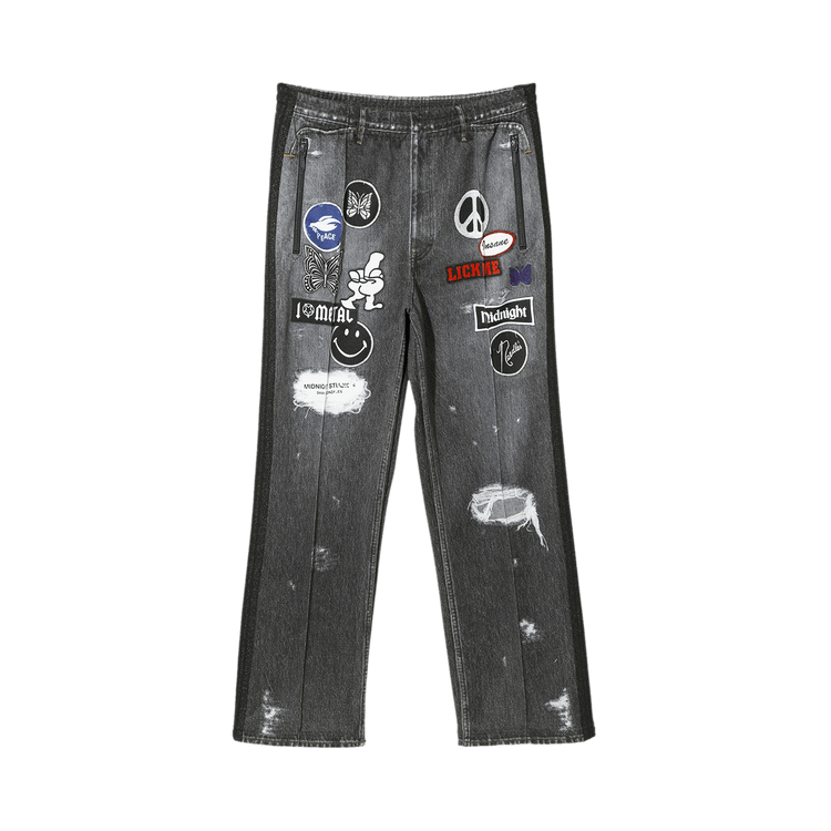 Needles x Midnight Studios Track Pant "Black"