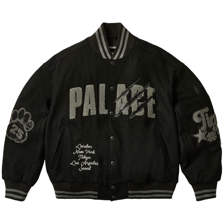 Palace Tora Tora Varsity Jacket "Black"