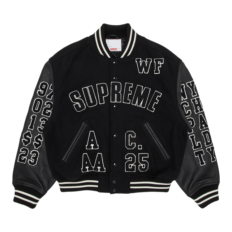 Supreme Praises Varsity Jacket "Black"