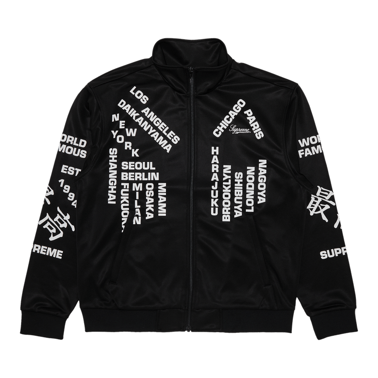 Supreme Worldwide Tricot Track Jacket "Black"