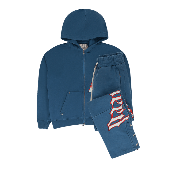 Godspeed OG Logo V2 Sweatsuit "Deep Water/Red"