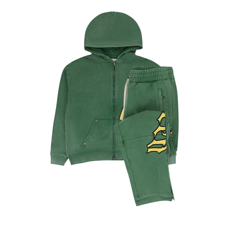 Godspeed OG Logo V2 Sweatsuit "Green/Yellow"