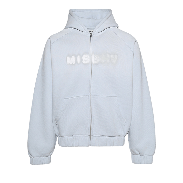 MISBHV Community Ocean Washed Zipped Hoodie "Blue"