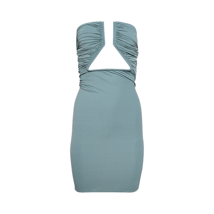 Rick Owens Jersey Prong Mini Dress "Mouthwash"
