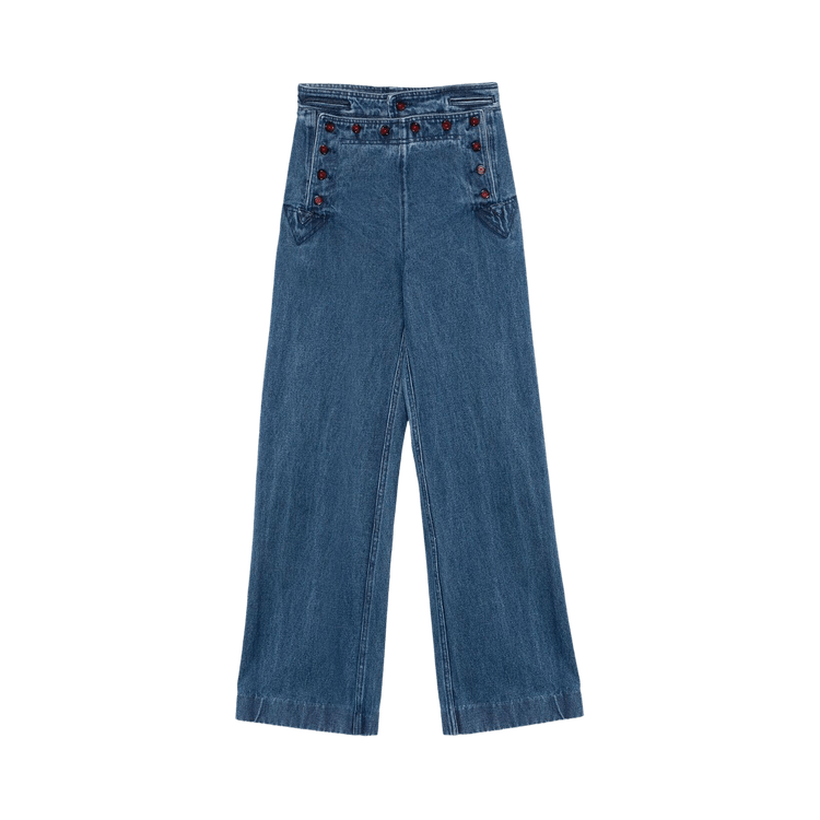 Bode Denim Sailor Trousers "Indigo"