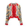 Bode Bricolage Jacket "Red/Multicolor"