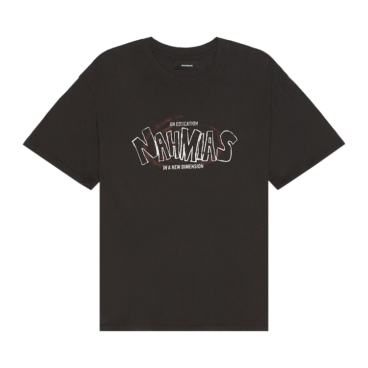 Nahmias No Rolling Boxy T-Shirt "Off Black Jersey"