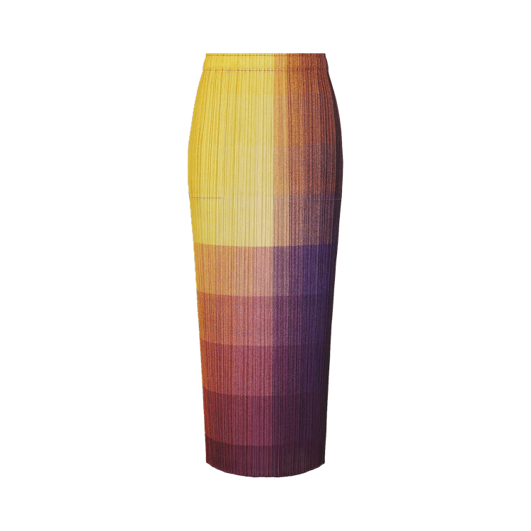 Pleats Please Issey Miyake Photon Skirt "Yellow"