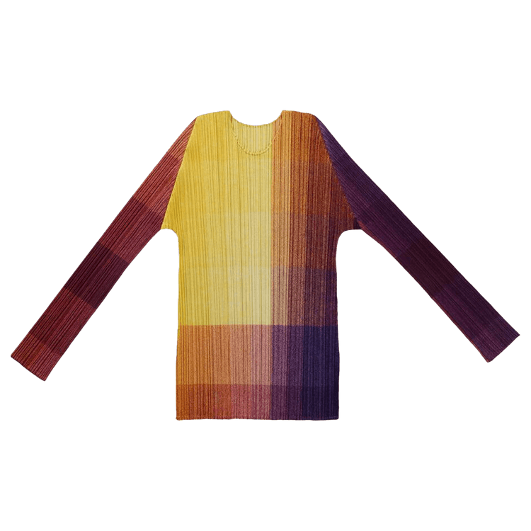 Pleats Please Issey Miyake Photon March Shirt "Yellow"