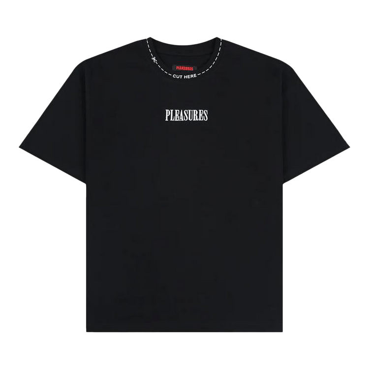 Pleasures Cut Here Heavyweight Tee "Black"