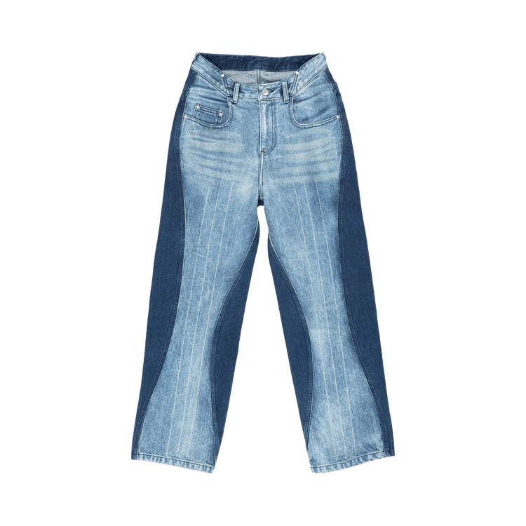 Ader Error Semi-Oversized Fit Denim Jeans "Blue"