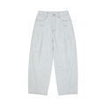 Ader Error Semi-Oversized Fit Jeans "White"