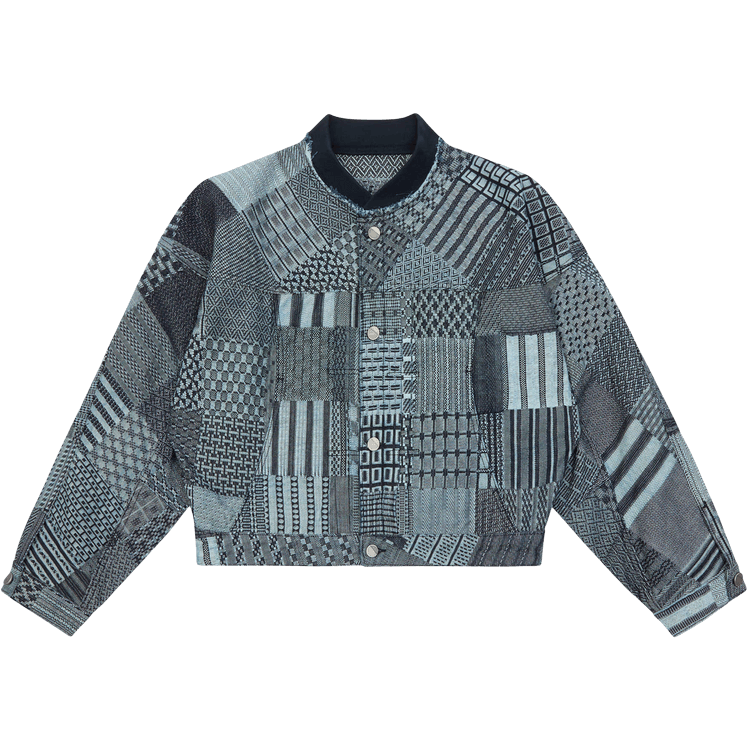 Ader Error Semi-Oversized Fit Trucker Jacket "Blue"