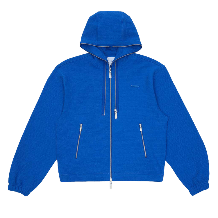 Ader Error Semi-Oversized Fit Zip Hoodie "Blue"