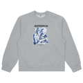 Ader Error Semi-Oversized Fit SweatShirt "Grey"