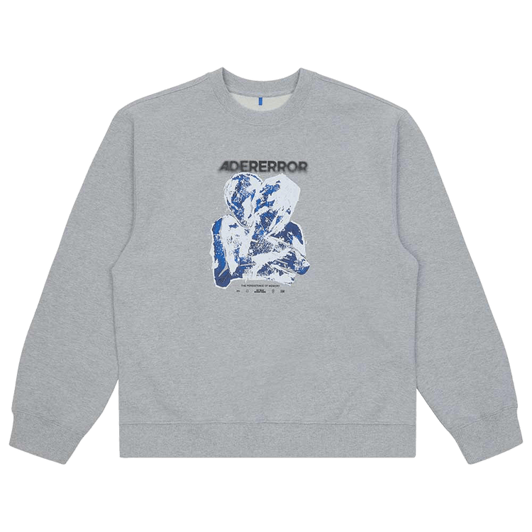 Ader Error Semi-Oversized Fit SweatShirt "Grey"