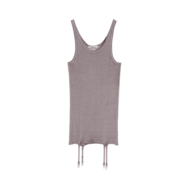 Lemaire Seamless Rib Tank Top "Misty Mauve"