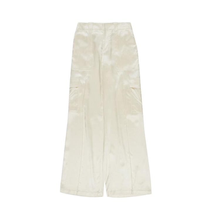 Phoebe Philo Liquid Cargo Trousers "Cream"