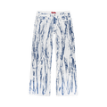 KUSIKOHC Denim Washed Relaxed-Fit Jeans "White"