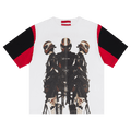 KUSIKOHC Moto Print T-Shirt "White"