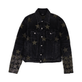 Amiri Chemist Trucker Denim Jackets "Aged Black"