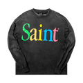 SAINT Mxxxxxx Saint Long-Sleeve T-Shirt "Black"