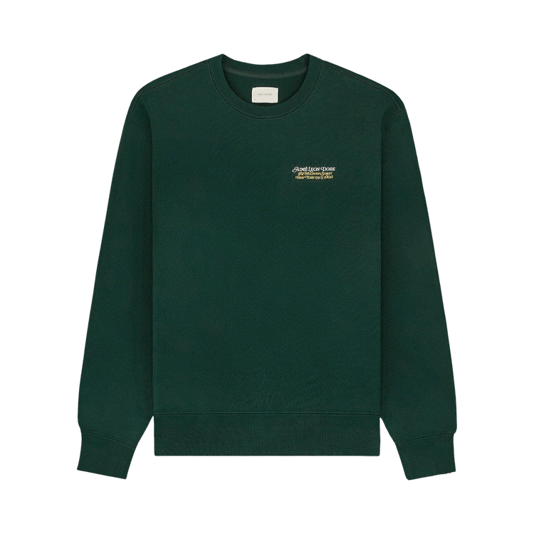 Aimé Leon Dore Monogram Crewneck Sweatshirt "Pine Grove"