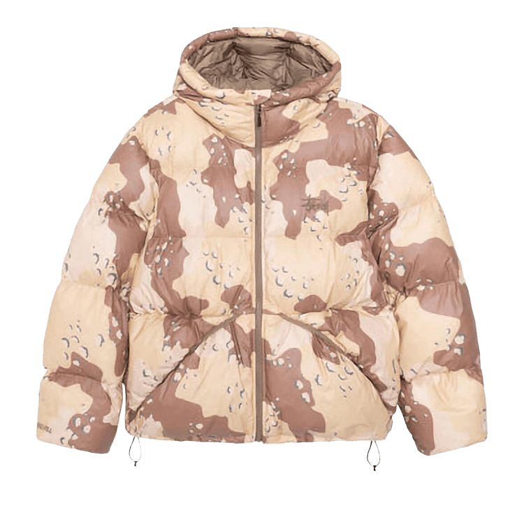 Stussy Down Parka Camo Ripstop "Khaki"