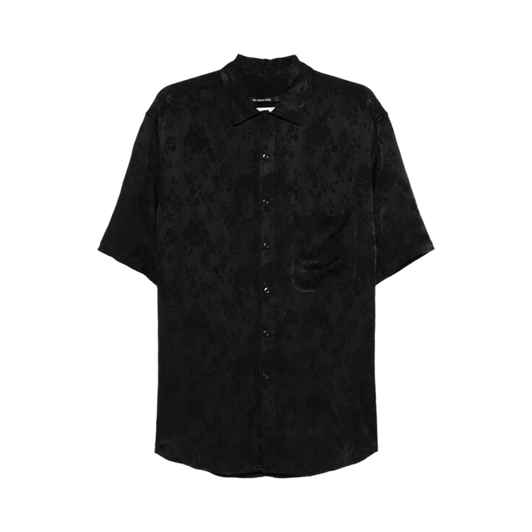 Song for the Mute Short-Sleeve Oversized Shirt "Black"