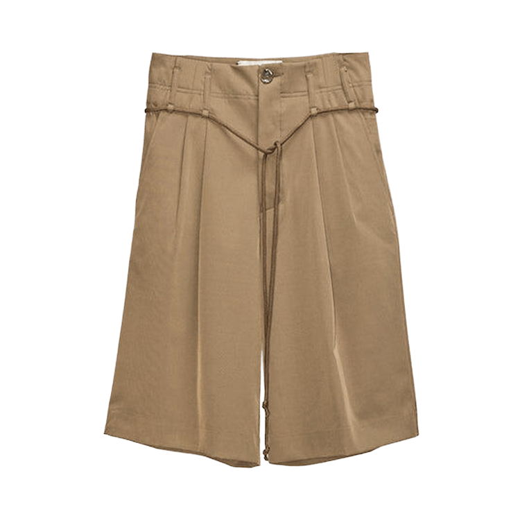 Song for the Mute Double Pleated Shorts "Taupe"