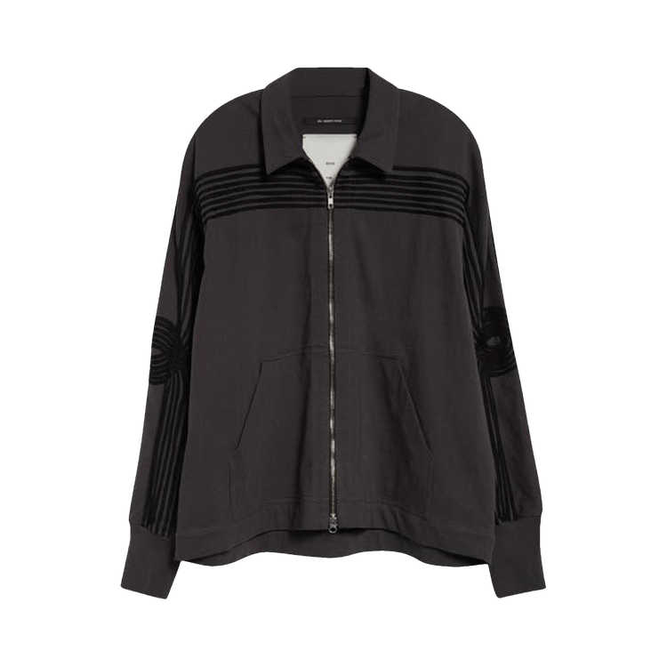 Song for the Mute Appliqué Track Jacket "Washed Black"