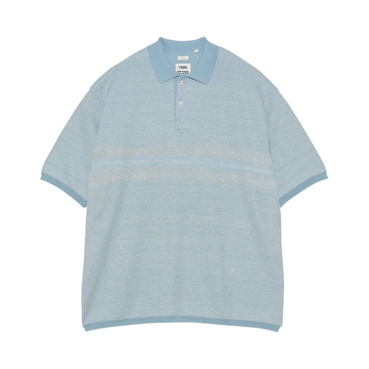 nanamica Polo Sweater "Sax"