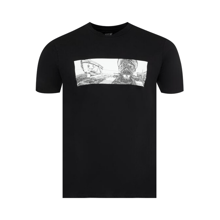 C.P. Company Back Letter T-Shirt "Black"