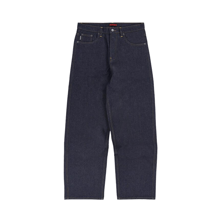 Pleasures Formula Baggy Jeans "Raw Indigo"